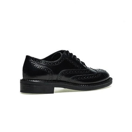Frau Francesine Oxford Monogramma Donna in Pelle Nero 95U6 BRUSH NERO Frau 