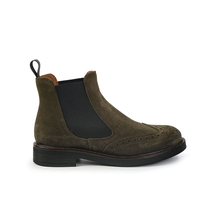 Stivaletti Frau Chelsea Oxford Donna in Camoscio Felce 96A6 WAXY FELCE Frau 