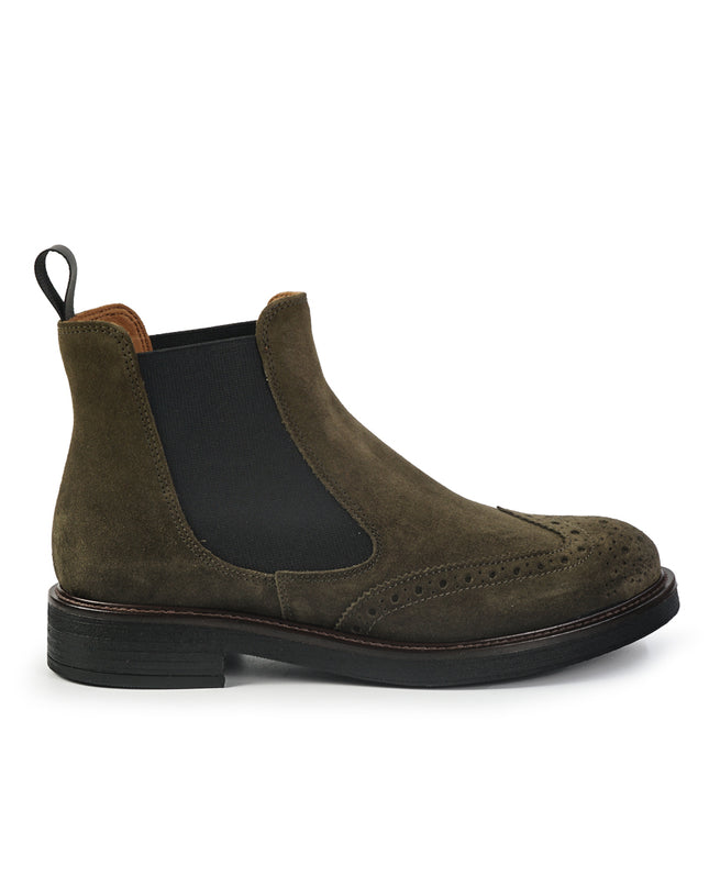 Stivaletti Frau Chelsea Oxford Donna in Camoscio Felce 96A6 WAXY FELCE Frau 