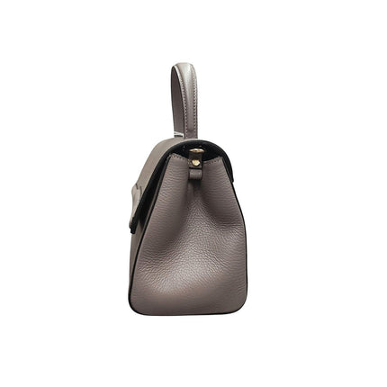 Frau Borse Donna a Mano con Tracolla in Pelle Taupe B819 CREEK TAUPE Frau 