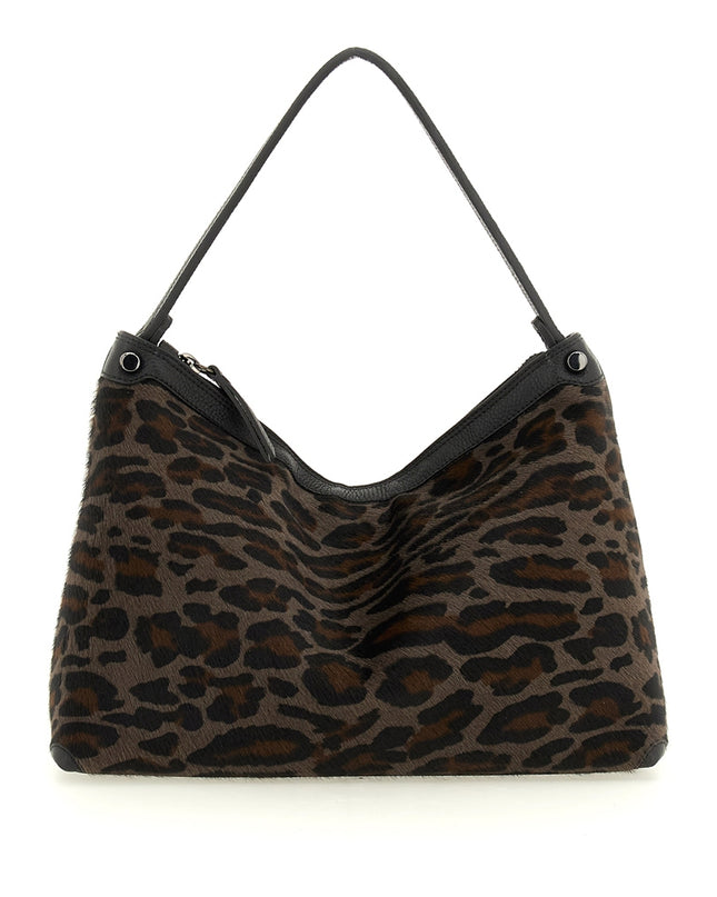 Gabs Borsa a Spalla Trasformabile in Pelle e Cavallino Leopardo FIONA TG M CAVALLINO LEOPARDO Gabs 