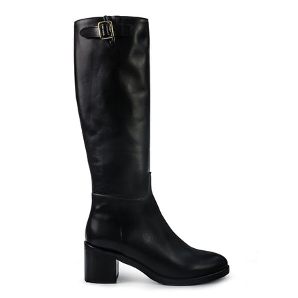 Gianni Crasto Stivale Donna in Pelle Nera con Tacco Medio 2559G BLACK Gianni Crasto 