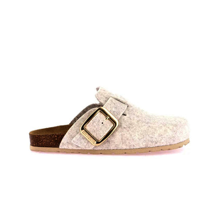 Grunland Pantotole Ciabatte Donna in Feltro Marmo CB0392 SARA MARMO Grunland 