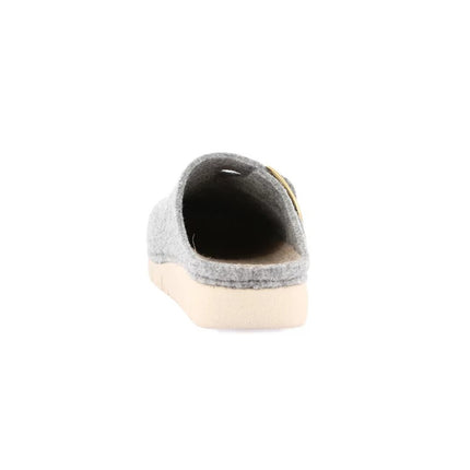 Grunland Pantofole Ciabatte Donna in Feltro di Lana Cenere CI0896 HATE CENERE Grunland 