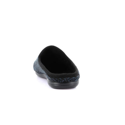 Grunland Pantofole Ciabatte Uomo in Tessuto Spinato Blu CI3045 GAFO BLU Grunland 