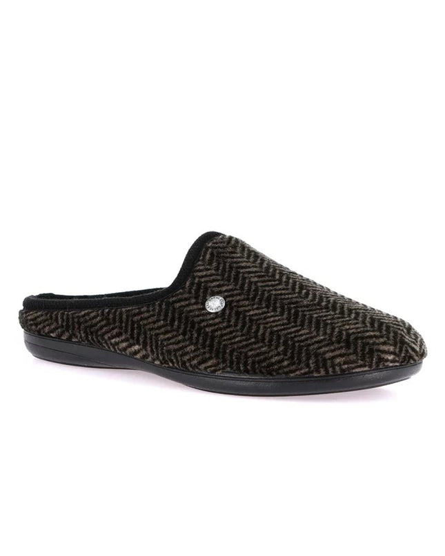 Grunland Pantofole Ciabatte Uomo in Tessuto Spinato Oliva CI3045 GAFO OLIVA Grunland 