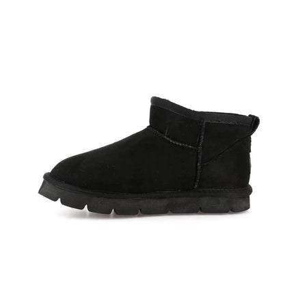 Short Sheepskin Boot Ultra Mini Nero PO1849 CHAB BLACK Grunland 