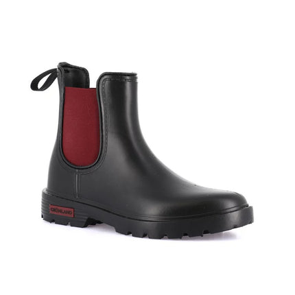 Stivaletti Galosce Grunland Donna Pioggia Gomma Nero Bordo SP2375 BOTA BORDO Grunland 