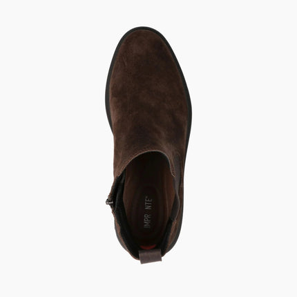 Impronte Stivaletti Chelsea Zip Uomo in Camoscio Marrone CIPRIANI CHELSEA SUEDE DARK BROWN Impronte 