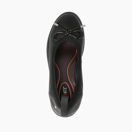 Impronte Ballerine con Zeppa in Pelle Nero MOKA BALLERINA BLACK Impronte 