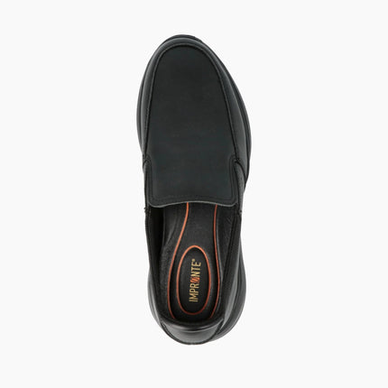 Impronte Mocassini Uomo Slip On in Pelle Nero SAN POLO SLIP ON BLACK Impronte 