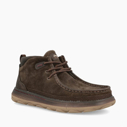 Jeep Stivaletti Polacchine Uomo in Camoscio Marrone KAUAI WALLABEE MID SUEDE BROWN Jeep Footwear 