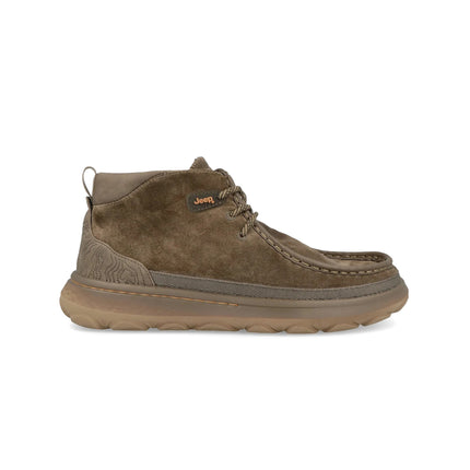 Jeep Stivaletti Polacchine Uomo in Camoscio Taupe KAUAI WALLABEE MID SUEDE TAUPE Jeep Footwear 