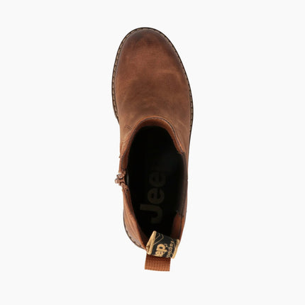 Jeep Stivaletti Donna con Tacco Cognac RAVEN CHELSEA NBK COGNAC Jeep Footwear 