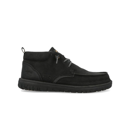 Jeep Polacchine Uomo in Ecopelle Nero SAMOA MID BLACK Jeep Footwear 