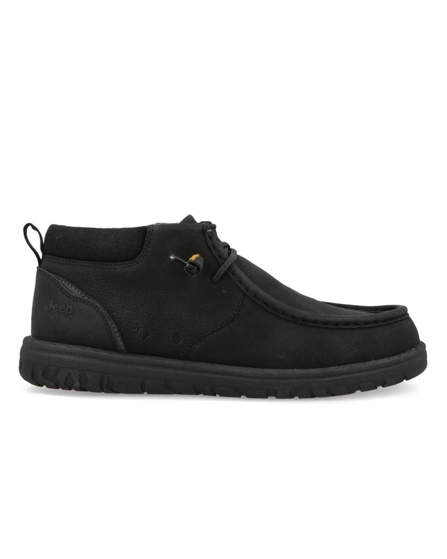 Jeep Slipon Uomo in Eco Nero SAMOA WALLABEE MID BLACK Jeep Footwear 
