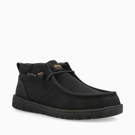 Jeep Slipon Uomo in Eco Nero SAMOA WALLABEE MID BLACK Jeep Footwear 