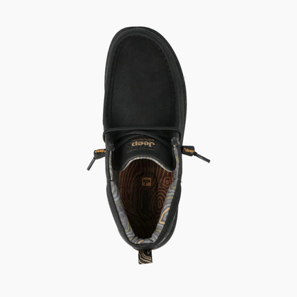 Jeep Slipon Uomo in Eco Nero SAMOA WALLABEE MID BLACK Jeep Footwear 