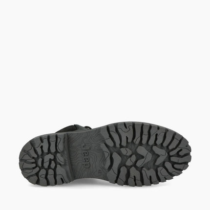 Jeep Anfibi Uomo in Pelle Nero WILLYS BOLD BLACK Jeep Footwear 