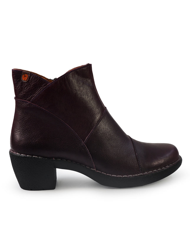 Jungla Stivaletti Donna con Tacco in Pelle Viola 7518 VIOLA Jungla 