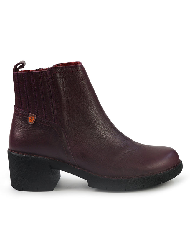 Jungla Stivaletti Donna con Tacco in Pelle Viola 8136 VIOLA Jungla 