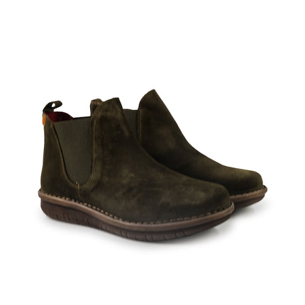 Jungla Stivaletti Chelsea Donna in Pelle Muschio 8276 MUSGO Jungla 