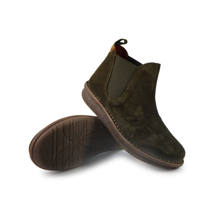 Jungla Stivaletti Chelsea Donna in Pelle Muschio 8276 MUSGO Jungla 