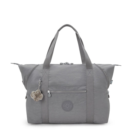 Kipling Borsone Shopper Viaggio in Tessuto Grigio ART M INVITING GREY Kipling 