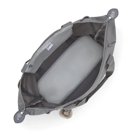 Kipling Borsone Shopper Viaggio in Tessuto Grigio ART M INVITING GREY Kipling 