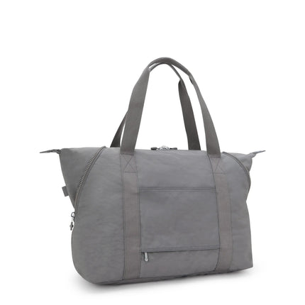 Kipling Borsone Shopper Viaggio in Tessuto Grigio ART M INVITING GREY Kipling 