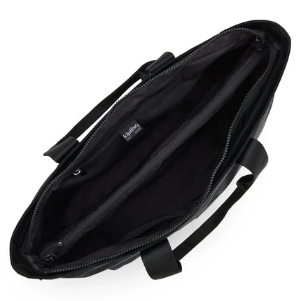 Kipling Borsa Lavoro Shopper Laptop in Tessuto Infinite Black COLISSA UP INFINITE BLACK Kipling 