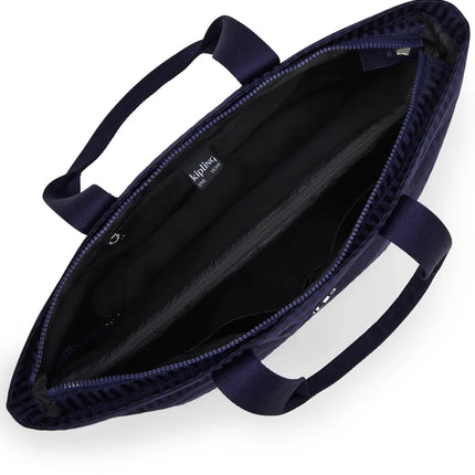 Kipling Borsa Lavoro Shopper Laptop in Tessuto Notturno Blu COLISSA UP NOTTURNO Kipling 