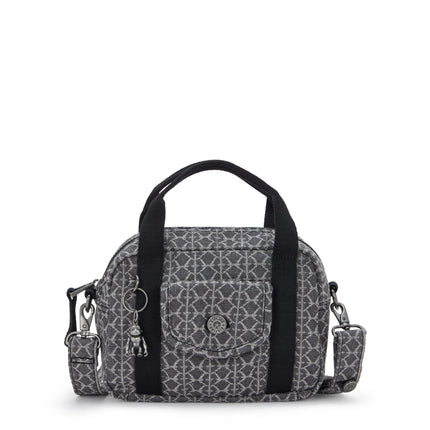 Kipling Borsetta a Spalla con Tracolla in Tessuto Denim Grey KAZIA GREY DENIM Kipling 