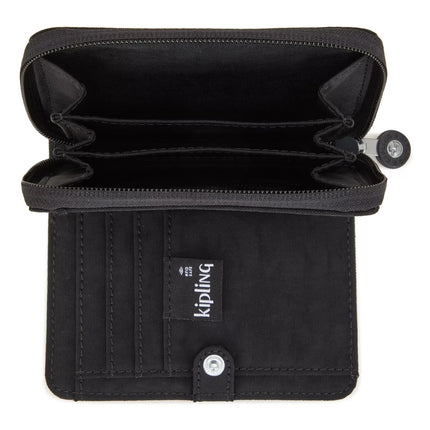 Kipling Portafogli Donna Multitasche in Tessuto Nero MONEY LOVE BLACK NOIR Kipling 