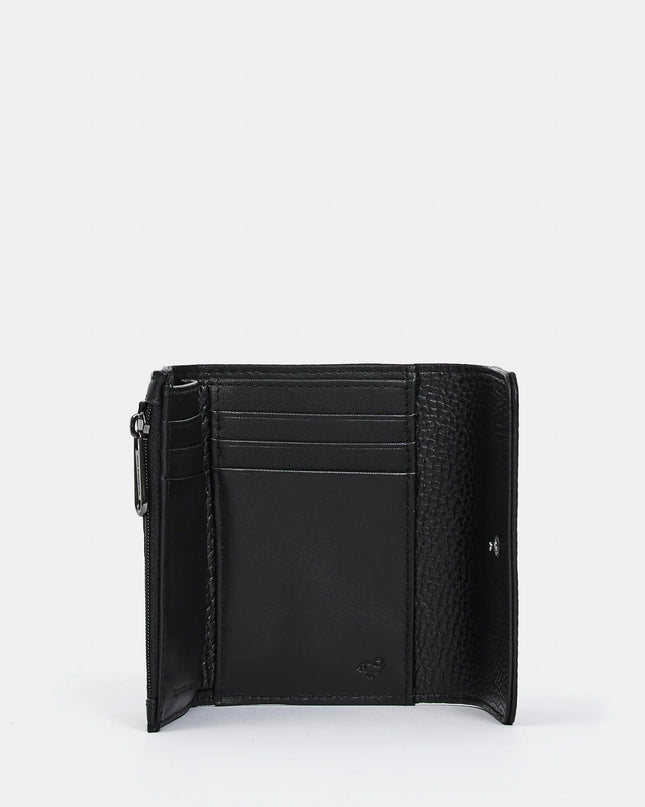 Mandarina Duck Portafogli Donna Pelle Nero Portamonete FZP70 MELLOW LEATHER BLACK Mandarina Duck 