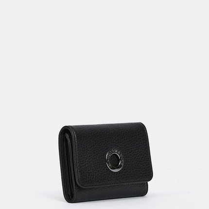 Mandarina Duck Portafogli Donna Pelle Nero Portamonete FZP70 MELLOW LEATHER BLACK Mandarina Duck 