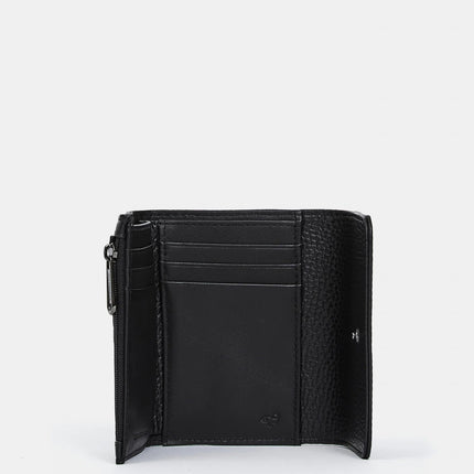 Mandarina Duck Portafogli Donna Pelle Nero Portamonete FZP76 MELLOW LEATHER BLACK Mandarina Duck 