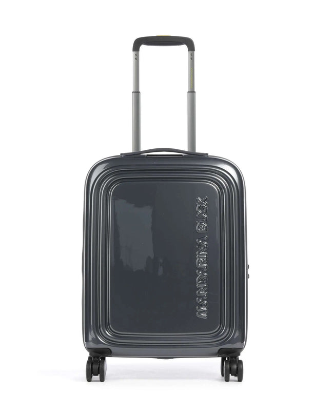 Mandarina Duck Trolley Bagaglio a Mano Espandibile  4 Ruote Antracite OUV24 LOGODUCK ANTRACITE Mandarina Duck 