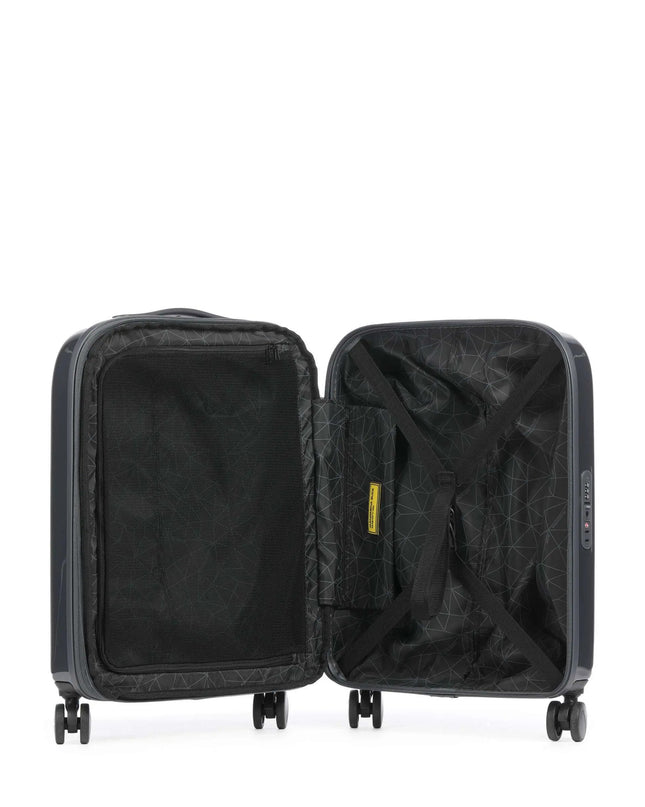Mandarina Duck Trolley Bagaglio a Mano Espandibile  4 Ruote Antracite OUV24 LOGODUCK ANTRACITE Mandarina Duck 