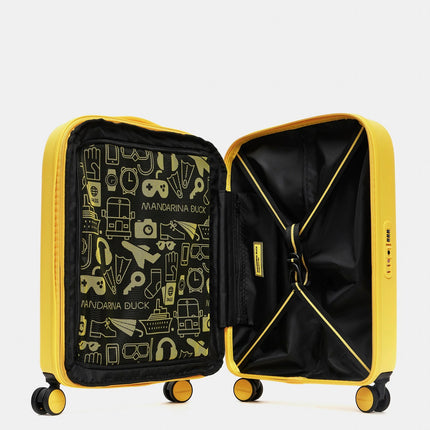 Trolley Bagaglio a Mano Espandibile  4 Ruote Giallo SZV24 LOGODUCK YELLOW Mandarina Duck 
