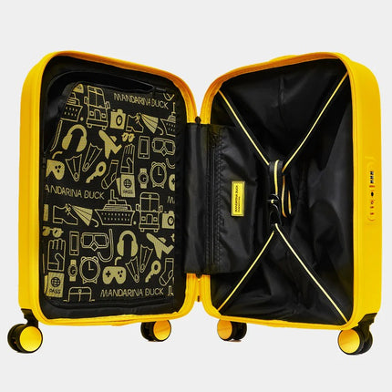 Trolley Bagaglio a Mano Espandibile  4 Ruote Giallo SZV24 LOGODUCK YELLOW Mandarina Duck 