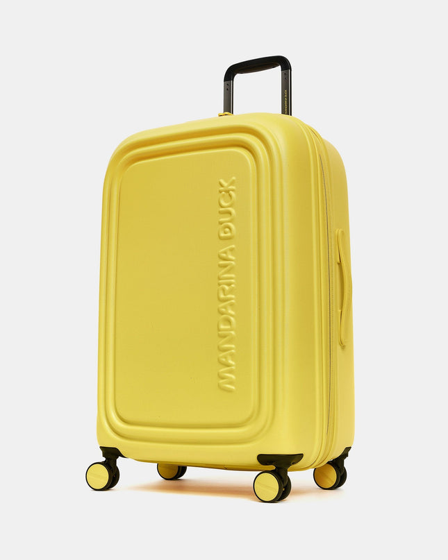 Trolley Medio Espandibile 4 Ruote Giallo SZV32 LOGODUCK YELLOW Mandarina Duck 