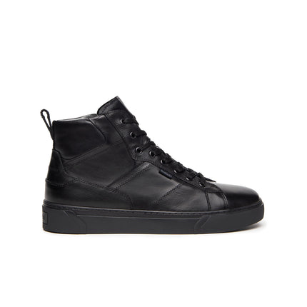 Nero Giardini Sneakers Alta Uomo in Pelle Nero I400451U NERO 100 Nero Giardini 