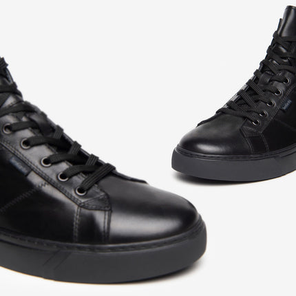 Nero Giardini Sneakers Alta Uomo in Pelle Nero I400451U NERO 100 Nero Giardini 