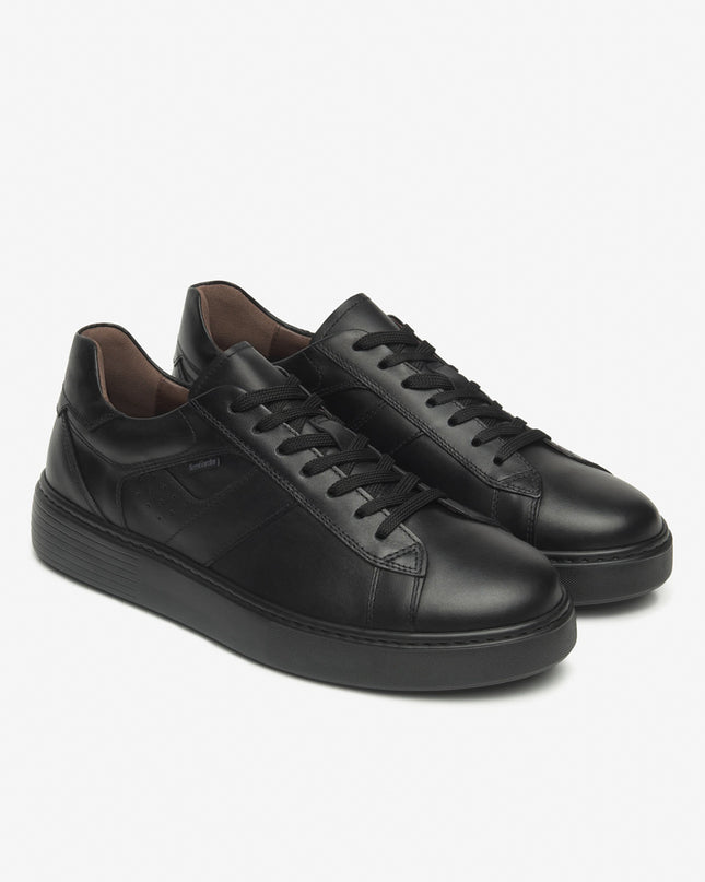 Nero Giardini Sneakers Uomo in Pelle Nero I500970U NERO 100 Nero Giardini 