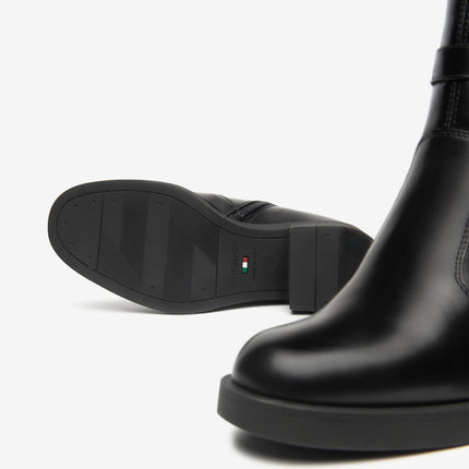 Nero Giardini Stivaletti Tronchetti Donna Pelle Nero I513870D NERO 100 Nero Giardini 