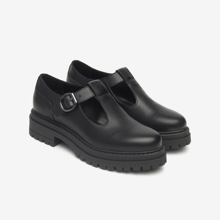 Nero Giardini Pump Chunky in Pelle Nero I514013D NERO 100 Nero Giardini 