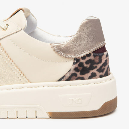 Nero Giardini Sneakers Donna in Pelle Milk Animalier I514220D MILK 710 Nero Giardini 