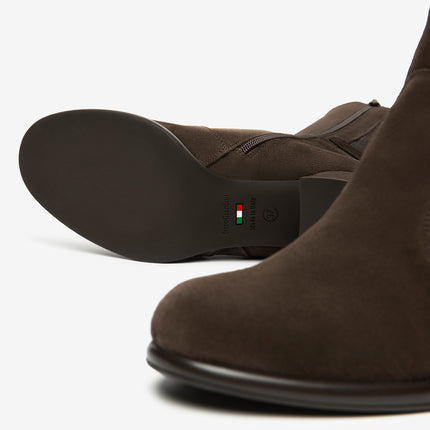 Nero Giardini Stivali Donna con Tacco in Camoscio Testa di Moro I514313D MORO 300 Nero Giardini 