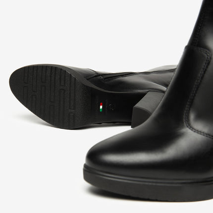 Nero Giardini Stivali Donna con Tacco e Plateau in Pelle Nero I514610D NERO 100 Nero Giardini 